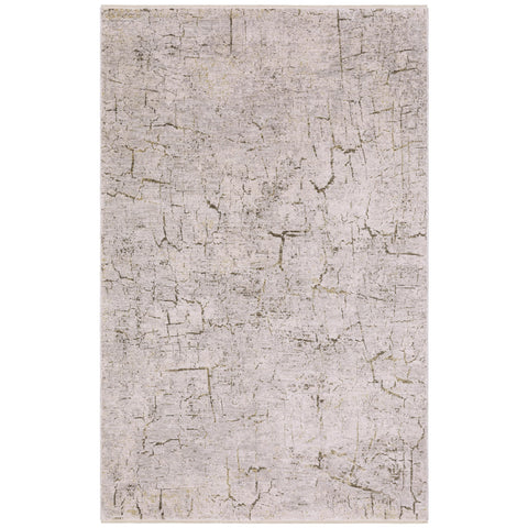 Oriental Weavers Branigan BRG05 - Machine Woven Indoor Area Rug - 2'3" x 3' - in Grey/Gold - Contemporary Style Hallway, Entryway, Kitchen, Bathroom Rug