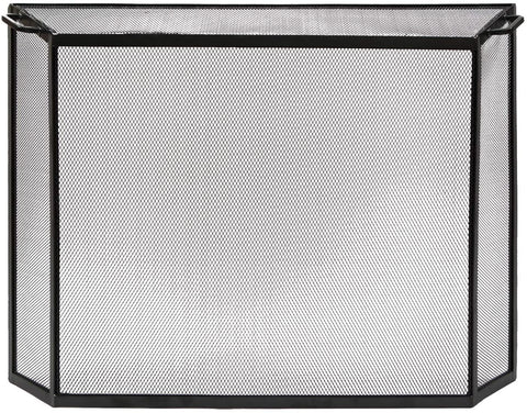 Oakestry S-54 Contemporary Fireplace Spark Guard Screen, 40 x 30-in