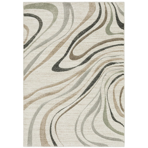 Oriental Weavers Cambria Area Rug - 162W2-7'10" x 10'10" - in Beige/Multi - Modern Style, Stain Resistant, Family and Pet Friendly, Dining, Living Room Rug