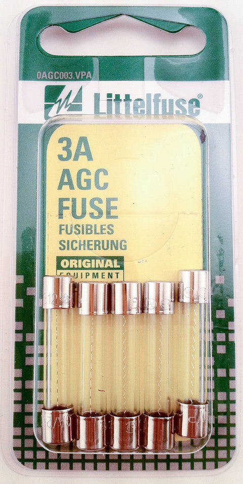 AGC GLS FUSE 5CDS/PK  3A