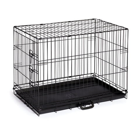 Prevue Pet Products Home On-The-Go Single Door Dog Crate E433, Medium, Black, Portable, Stability, Secure, Durable, Lightweight, Airy, Non Toxic