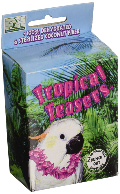 Prevue Hendryx Tropical Teasers Coco Nest Builder, 3" x 2" x 5.25"