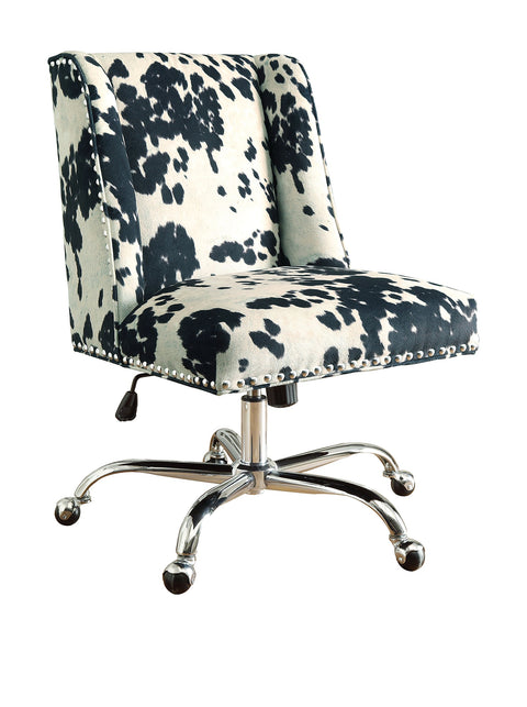 Linon Draper Executive Office Chair - Chrome'