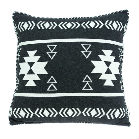 Parkland Collection Sioux Southwest Black 20" x 20" Throw Pillow
