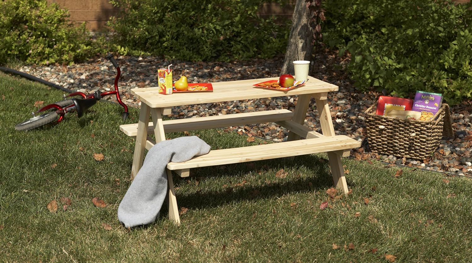 Wooden Kids Picnic Table