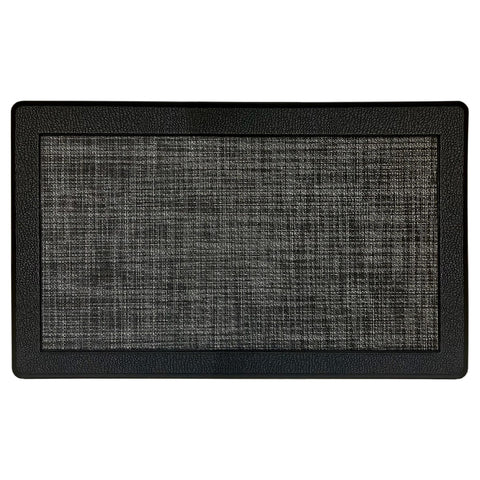 Anti-Fatigue Floor Comfort Mat - 18 x 30 Inch (Clarke Black) - Non-Slip Kitchen Mats for Floor - Easy to Clean Cushioned Standing Mat for Bathroom & Office Desk - Achim Home Décor