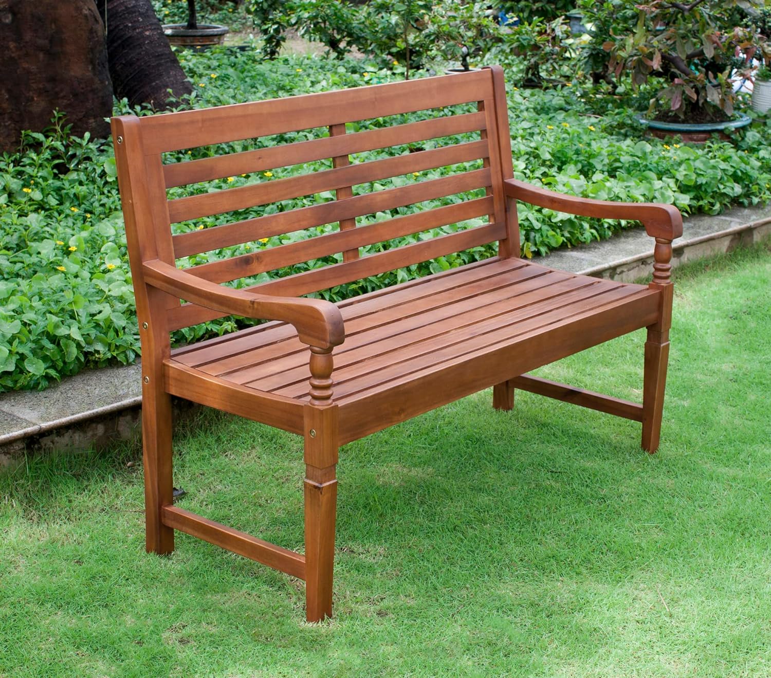 Nantucket Garden Bench, Natural