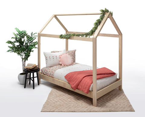 American Furniture Classics Model Twin Size House Bed with Raised Base