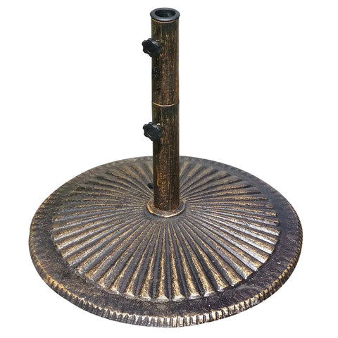 80-lb Classic Cast Iron Umbrella Base in Bronze
