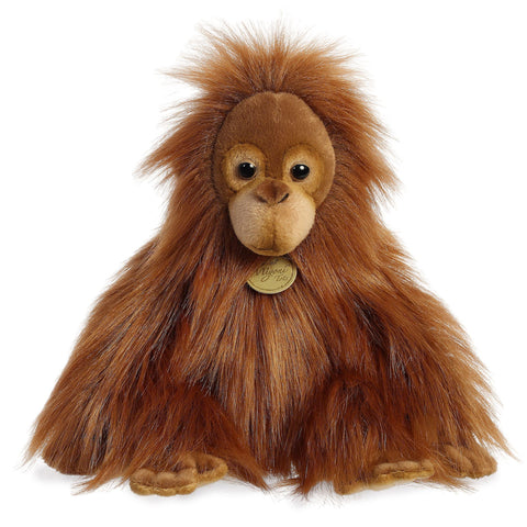 Aurora® Adorable Miyoni® Tots Baby Orangutan Stuffed Animal - Lifelike Details Make a Cherished Companion - Perfect for Decorating Bedrooms or Classrooms - Orange 8.5 Inches