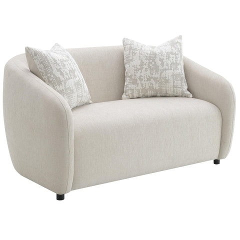 Etienne Loveseat w/3 Pillows Beige Linen