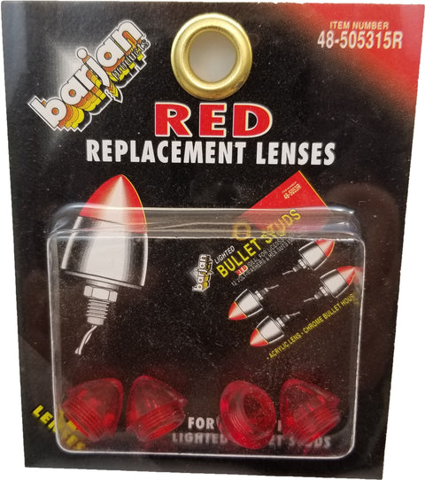 RED REPLACEMENT LENSES 048-5053R