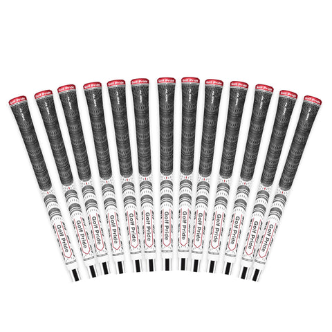 Golf Pride MCC ALIGN Golf Club Grip - All-Weather Hybrid Grip Set with Raised Ridge Technology - For Men & Women - Brushed Cotton Cord & Pebbled Texture - Standard - 13 Pack - For Men & Women