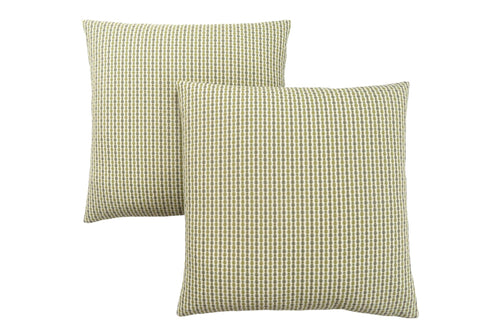 Pillows, Set Of 2, 18 X 18 Square, Insert Included, Decorative Throw, Accent, Sofa, Couch, Bedroom, Green Hypoallergenic Polyester, Modern
