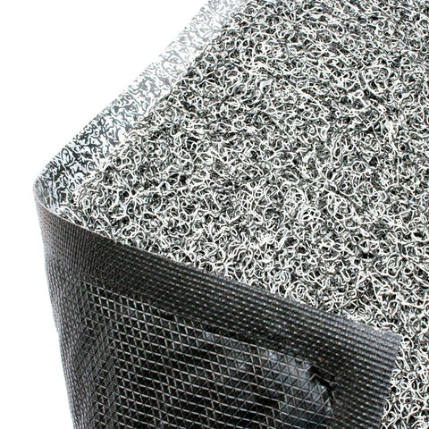 Floortex® Doortex® Twistermat Indoor Entrance Mat, Black/White - 16" x 24"