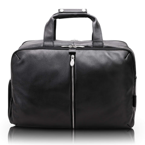 McKlein Avondale, Pebble Grain Calfskin Leather, 19" Triple Compartment, Carry-All, Travel, Laptop Duffel, Duffel Bags, Travel Duffel Bag, Weekender Bags, Overnight bags, Travel Duffel Bag