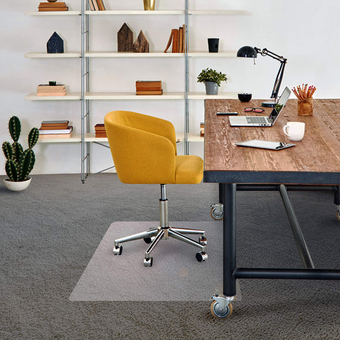 Advantagemat Vinyl Rectangular Chair Mat for Carpets up to 1/4Inch - 48Inch x 60Inch