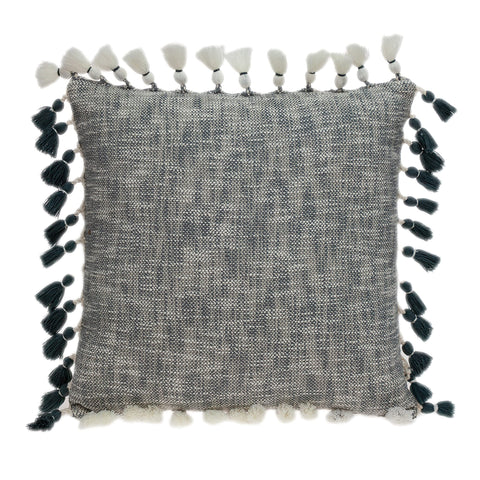 Parkland Collection Arwen Transitional Gray and Slate Throw Pillow