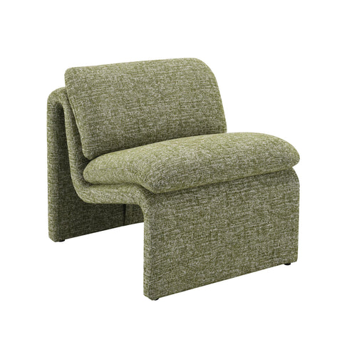 Jaeda Accent Chair Green Boucle