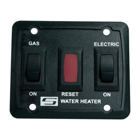 Suburban 233111 DEL Water Heater ON/OFF Wall Switch, Black RV Interior Wall Mount On/Off Switch for control and operation of Suburban "DEL" models tank water heaters