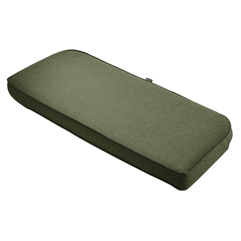 Classic Accessories Montlake FadeSafe Water-Resistant 41 x 18 x 3 Inch Contoured Outdoor Bench Cushion, Heather Fern