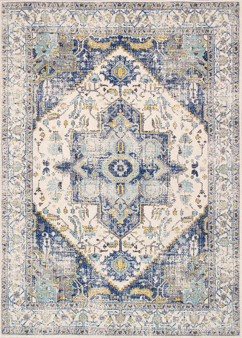 Pasargad Home Chelsea Design Power Loomed Ivory Area Rug