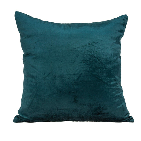 Parkland Collection Bento Teal Solid 18" x 18" Throw Pillow
