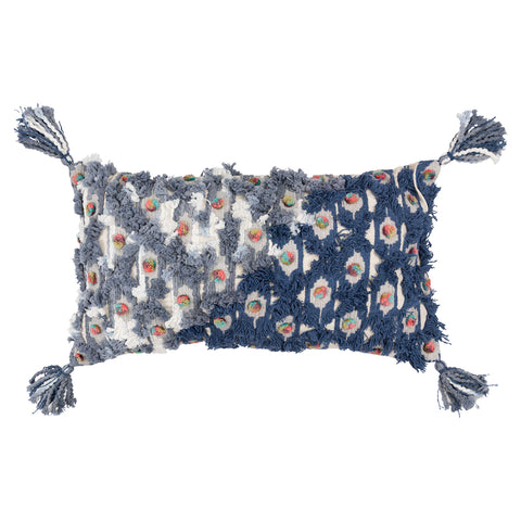 Rizzy Home Color Block 14" x 26" Poly Filled Pillow with Cotton Cover-Multi