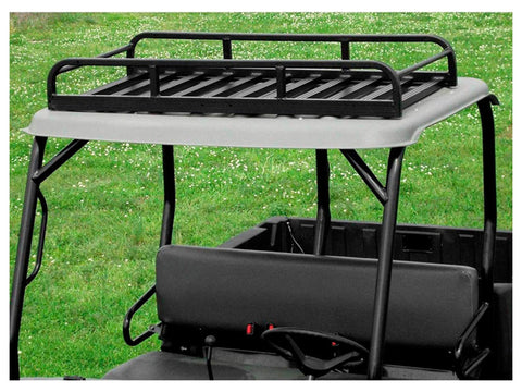 Great Day UTV Roof Cargo Rack - 22" x 50" x 7" Carrying Cradle - 100 lbs Weight Capacity - Aluminum Frame - Black Powder-Coated Finish, UVRR750