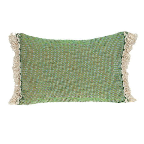 Parkland Collection Leesa Accent Green Pillow Cover with Poly Insert