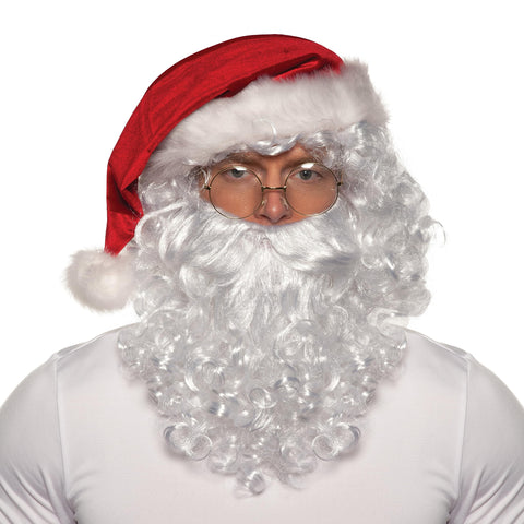 UNDERWRAPS Santa Claus Accessory Kit - Santa Clause Instant Costume Pack with Accessories, Easy Santacon Outfit Men, Santa Costume Accessory (Santa Acc Kit, OS)