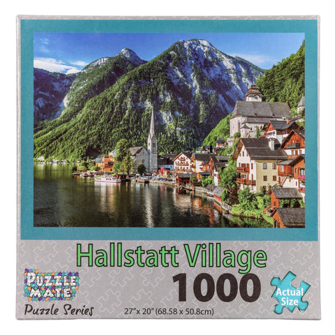 Puzzle Mate - Hallstatt Lake - 1000 Piece Jigsaw Puzzle