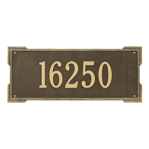 Personalized Roanoke Plaque – Estate -Wall – 1 Line