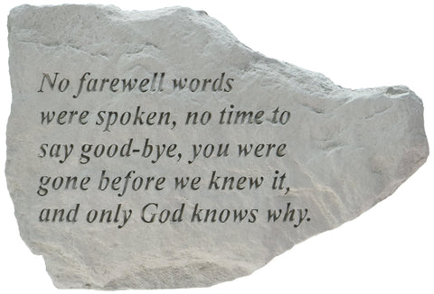 Kay Berry 76420 No Farewell Words were Spoken, Multicolor
