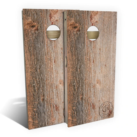 Skip's Garage Moss Wood All-Weather Cornhole Board Set - Regulation 2x4 (24" x 48") - Includes (2) Boards, (8) Bags & (1) Carrying Case