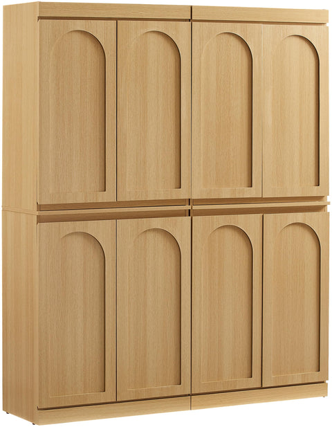 Crosley Furniture Marco 2-Piece Modern Kitchen Pantry Storage Cabinet Set with Shelves, Dining, Laundry Room, Ash