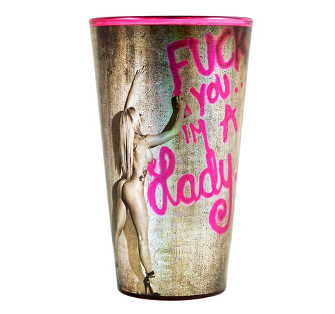 Get Down Art Fu Lady Pint