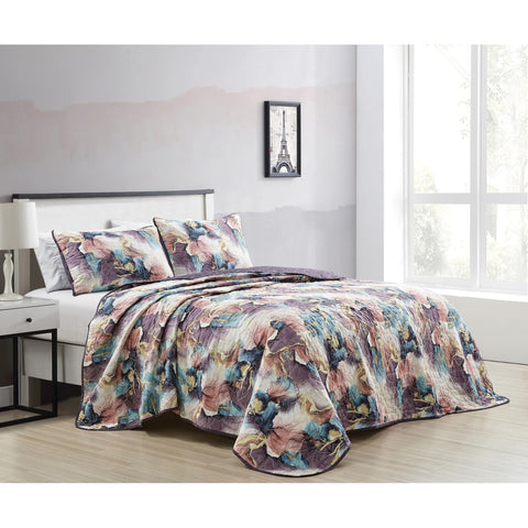 ESCA Poline Luxury 3 Piece Bedspread Queen
