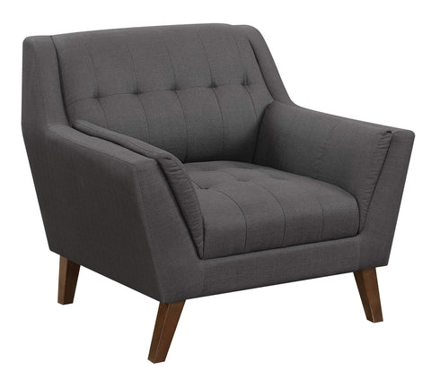 Wallace & Bay Browning Accent Chair, Gray