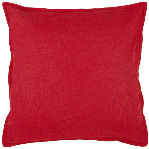 Rizzy Home 20" x 20" Cotton Pillow Cover in Red