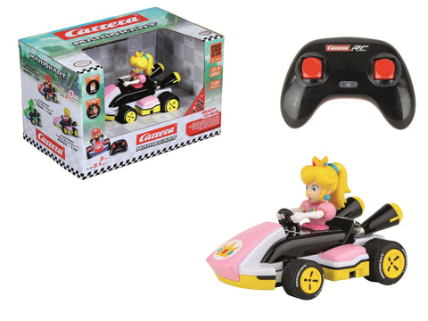 Carrera RC Mini Mario Kart Race Kart Peach Remote Control Car 1:32 Scale
