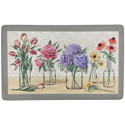 Achim Home Furnishings Anti Fatigue Mat 18x30 - Garden Blooms