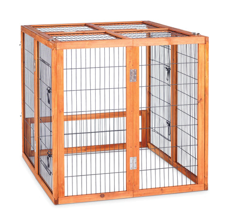 Prevue Hendryx 460PEN Pet Products Rabbit Playpen, Small, Natural