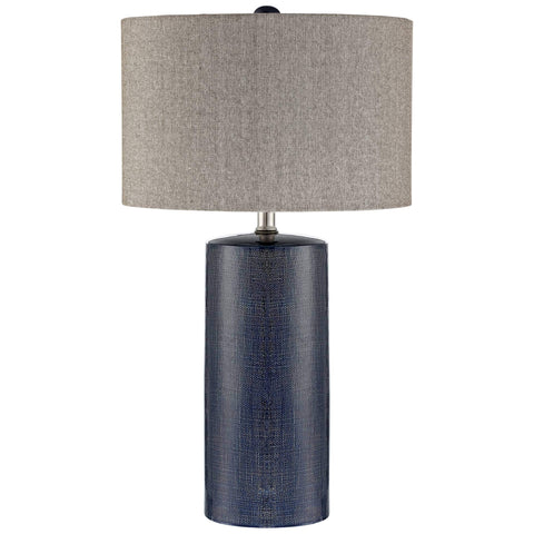 Lite Source Jacoby 28 1/2" Navy Blue Ceramic Table Lamp