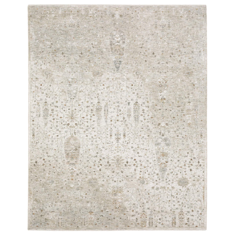 Oriental Weavers Avalon Machine Woven Area Rug - AVA01-5'3" x 7'10" - in Ivory/Beige - Traditional Style Bedroom, Bathroom, Entryway, Kitchen Rug