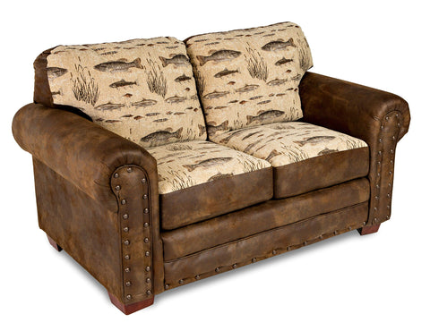 American Furniture Classics Model 8501-40 Wild Horses Arm Chair