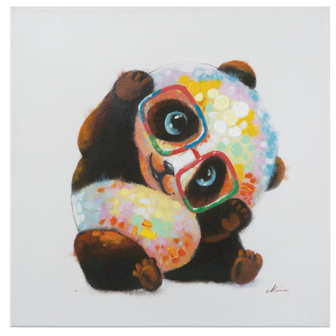 Yosemite Home Decor Smarty Panda, Multicolor