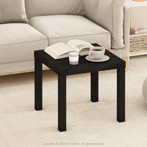 Furinno Simple Square Coffee Table Side Table Black