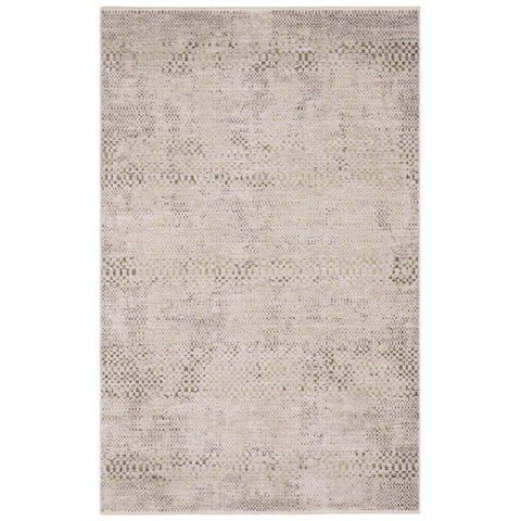 Oriental Weavers Branigan BRG06 - Machine Woven Indoor Area Rug - 2'3" x 3' - in Ivory/Gold - Contemporary Style Hallway, Entryway, Kitchen, Bathroom Rug