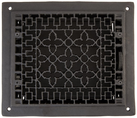 Minuteman International Cast Iron Floor Register Grate Grill, 12 x 14-inch